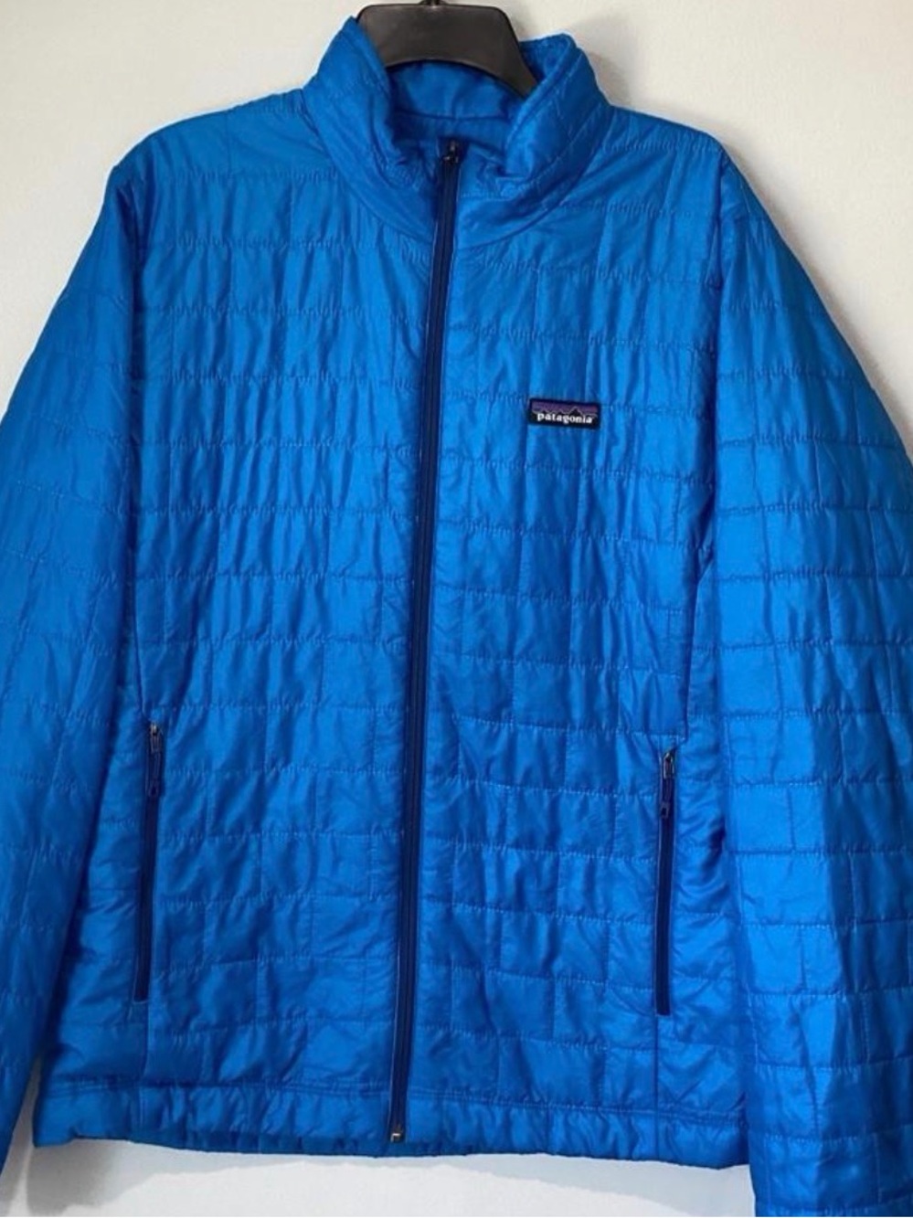 Patagonia Nano Puff Coat Mens Medium (Womens Large) Blue Puffer Jacket STY84212
